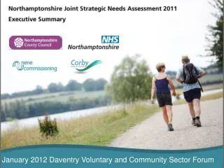 January 2012 Daventry Voluntary and Community Sector Forum