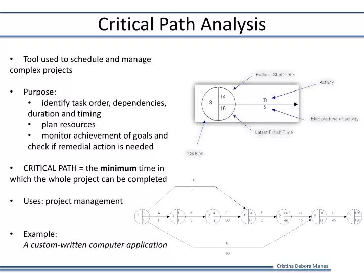 critical path analysis