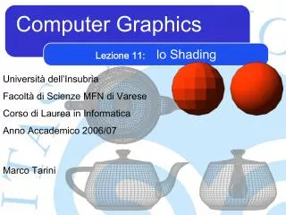 computer graphics