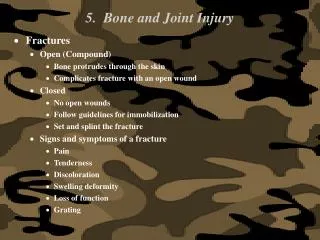 5. Bone and Joint Injury