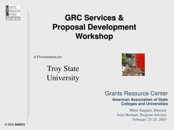grc services proposal development workshop