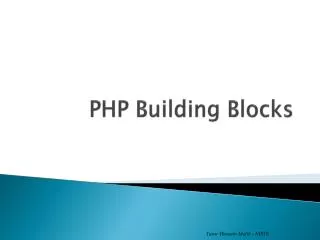 PHP Building Blocks