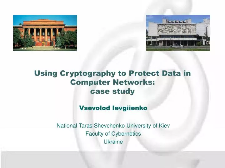 using cryptography to protect data in computer networks case study