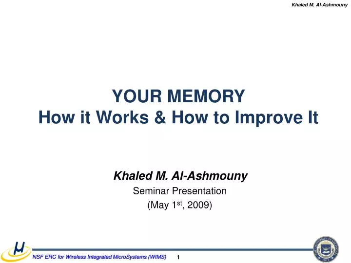 your memory how it works how to improve it