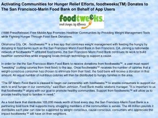 Activating Communities for Hunger Relief Efforts