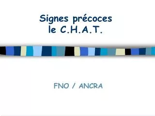 signes pr coces le c h a t