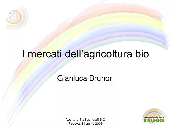 i mercati dell agricoltura bio