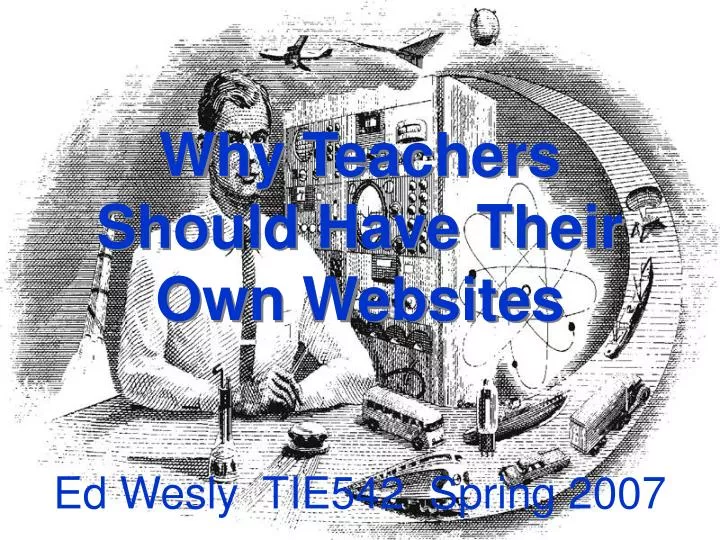 why teachers should have their own websites