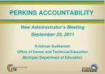 PERKINS ACCOUNTABILITY - slide 1