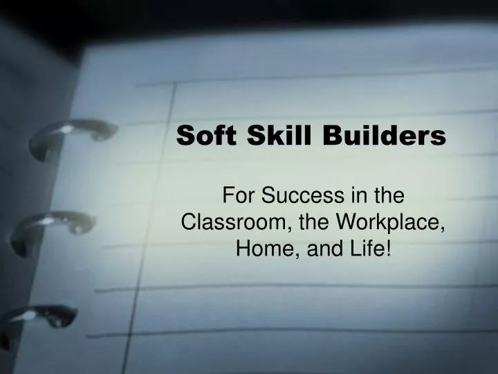 soft skill builders