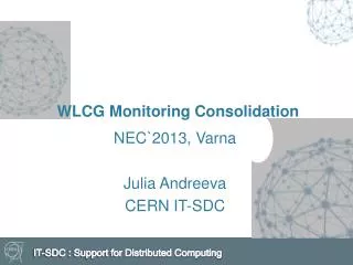 WLCG Monitoring Consolidation