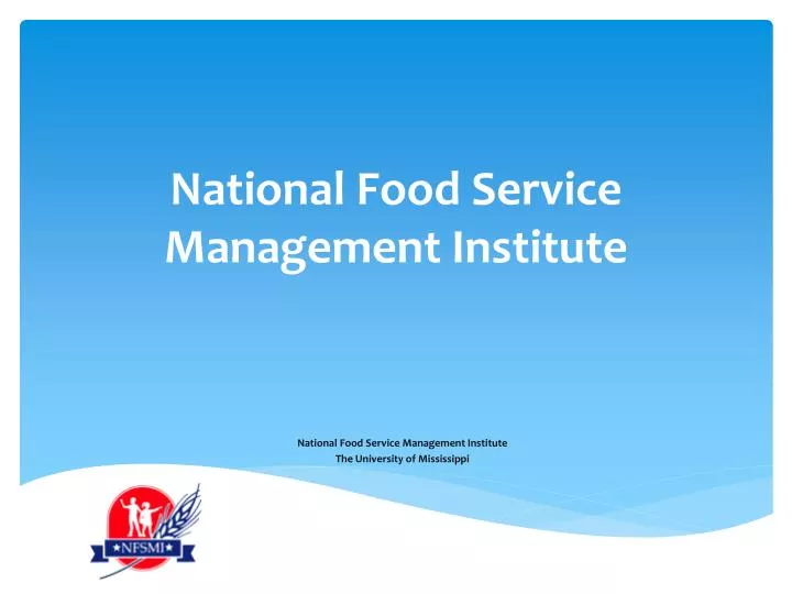 national food service management institute