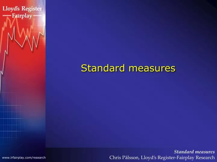 standard measures