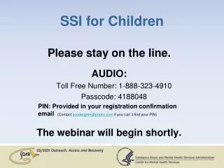 SSI for Children