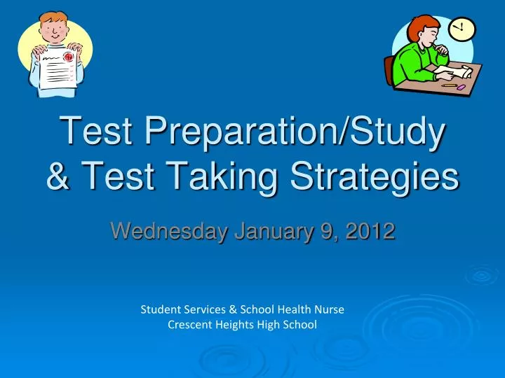 test preparation study test taking strategies