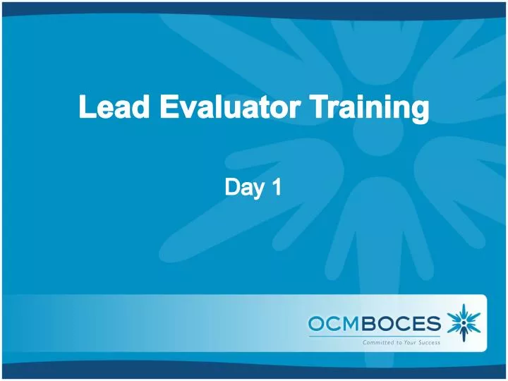 lead evaluator training