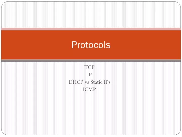 protocols