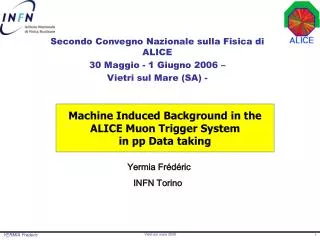 Machine Induced Background in the ALICE Muon Trigger System in pp Data taking
