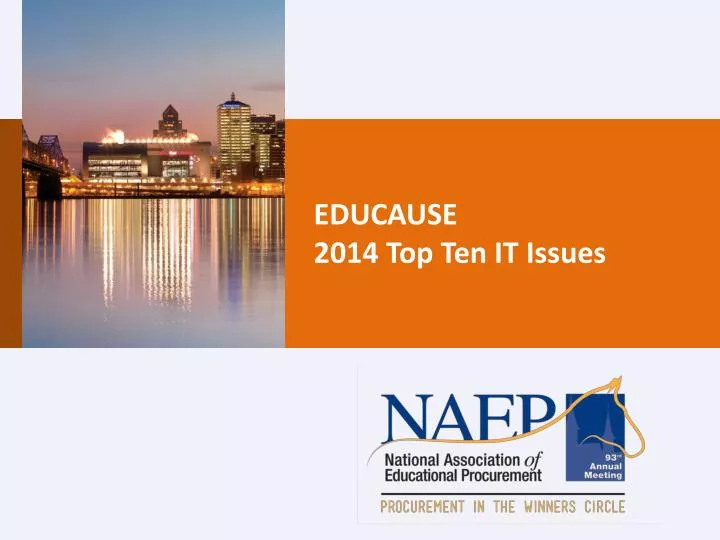 educause 2014 top ten it issues