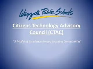 Citizens Technology Advisory Council (CTAC)