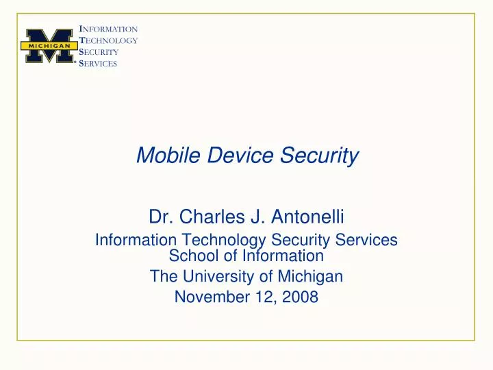 mobile device security