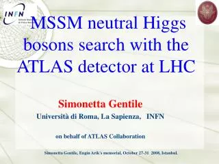 MSSM neutral Higgs bosons search with the ATLAS detector at LHC