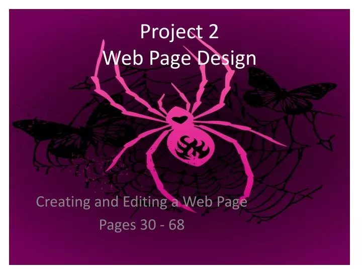 project 2 web page design