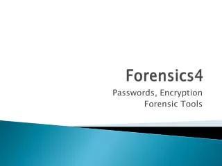 Forensics4