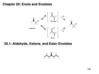 Chapter 20: Enols and Enolates