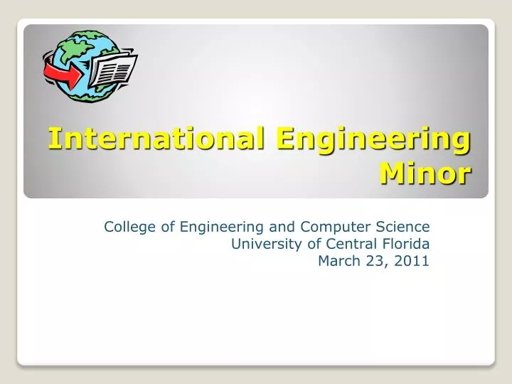 international engineering minor