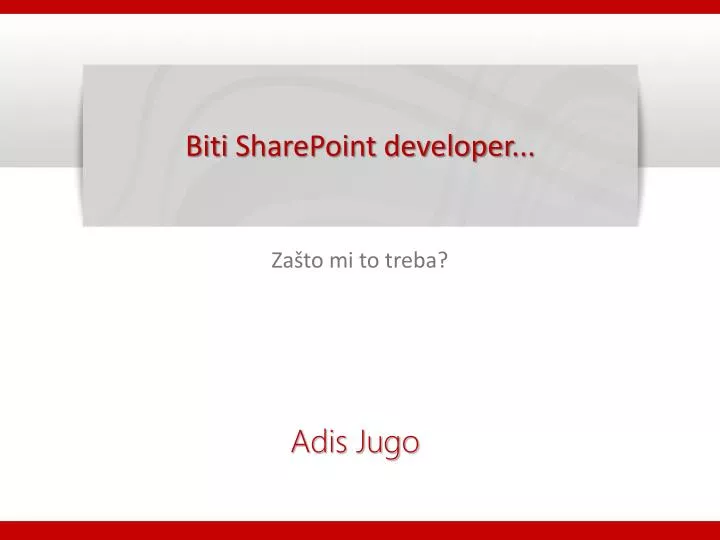 biti sharepoint developer