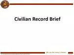 army enlisted record brief