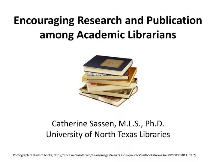 encouraging research and publication among academic librarians