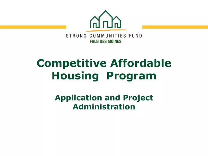 competitive affordable housing program