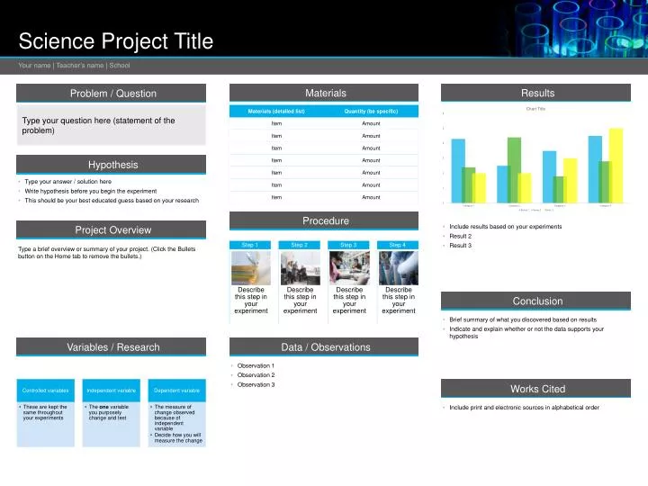 science project title