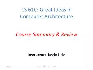 Instructor: Justin Hsia