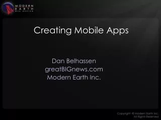 Creating Mobile Apps