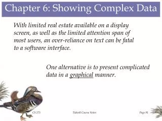Chapter 6: Showing Complex Data