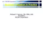 Business Valuation in Practice - slide 1