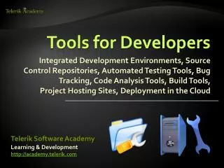 Tools for Developers