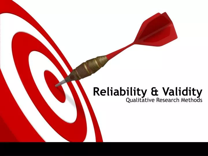 reliability validity