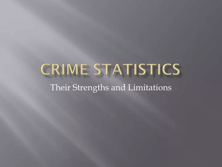 crime statistics