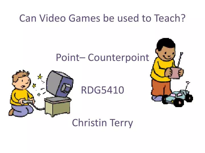 can video games be used to teach