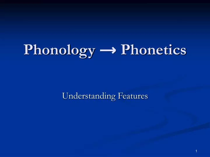 phonology phonetics