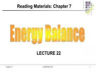 Reading Materials: Chapter 7