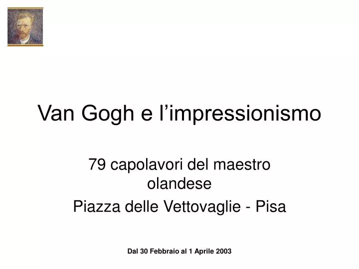 van gogh e l impressionismo