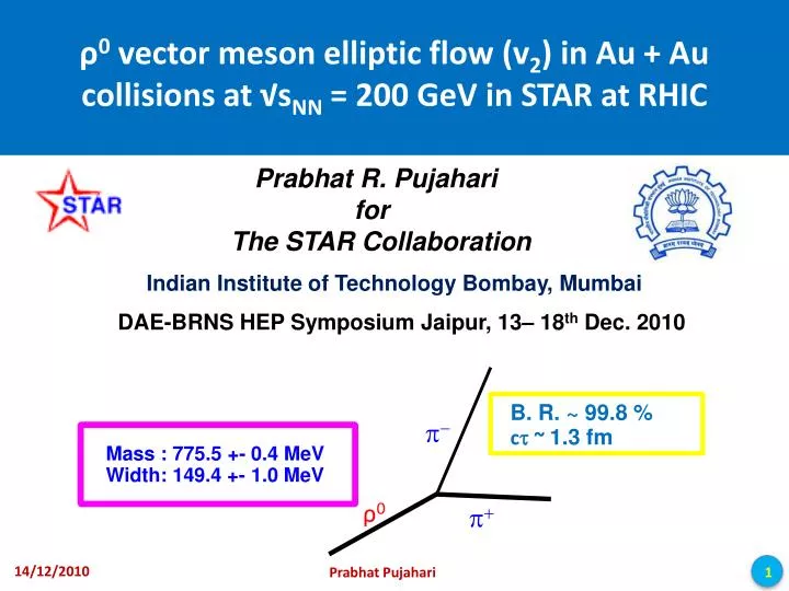 0 vector meson elliptic flow v 2 in au au collisions at s nn 200 gev in star at rhic