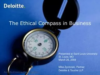The Ethical Compass in Business