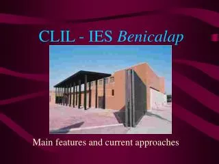 CLIL - IES Benicalap