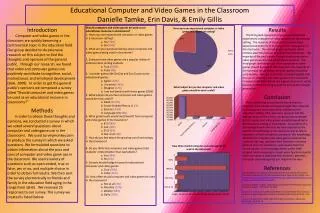Educational Computer and Video Games in the Classroom